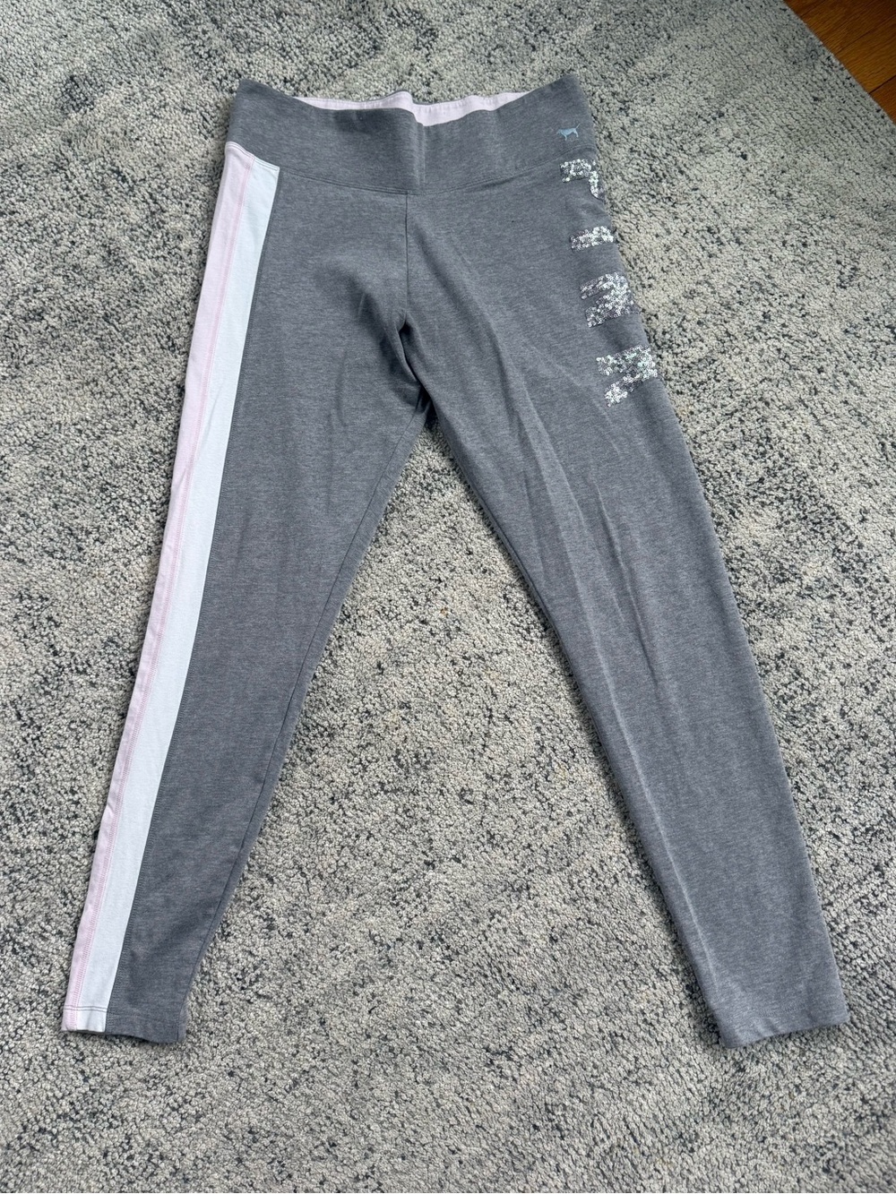 VS pink Sequins Yoga pants